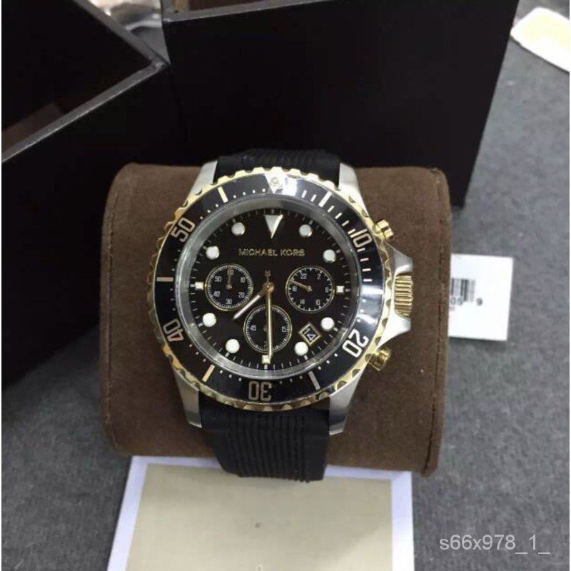 แบรนด์ใหม่ของแท้ Michael KorsMK8366 ผีน้ำดูนาฬิกามัลติฟังก์ชั่นหน้าปัด ...