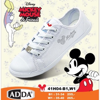 รองเท้าผ้าใบ สีขาว ADDA 41H04/ 31-40