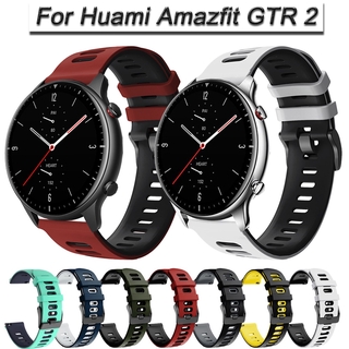 สายนาฬิกาข้อมือ เนื้อซิลิโคน สําหรับ Huami Amazfit Gtr2 47 มม.