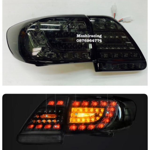 ไฟท้าย TOYOTA ALTIS ปี2010 2011 2012 2013 SMOKE LED