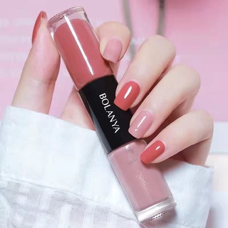 🌸🌸BOLANYA สีทาเล็บ 2in1 สีสวย แห้งไว💕💕สีทาเล็บกึ่งเจลไม่ต้องอบ💕💕