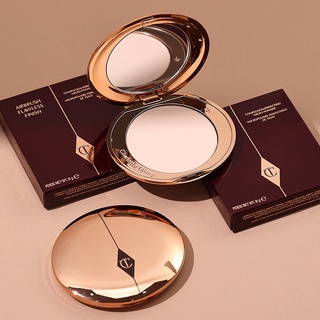 Charlotte TILBURY AIRBRUSH FLAWLESS FINISH เซตเครื่องสําอาง และแป้งอัดแข็ง เนื้อแมตต์ ควบคุมความมัน 8 กรัม