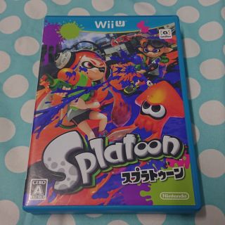 แผ่นแท้ Wii​U​ เกมส์ Splatoon zone Japan แผ่นใสๆ