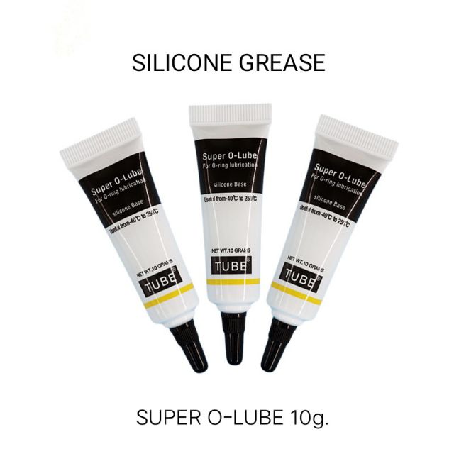 (1ชิ้น)จารบีซิลิโคน SUPER O-Lube For O-ring Lubrication Silicone Base WT. 10 grams (1ชิ้น)