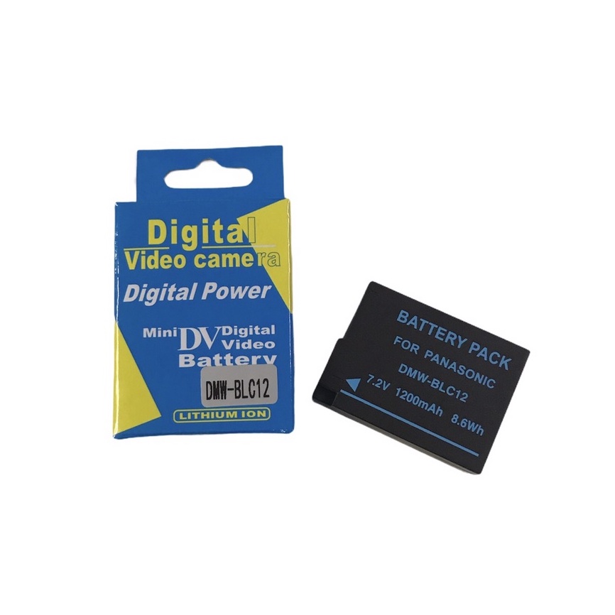 แบตเตอรี่และแท่ยชาร์จ พานาโซนิค BLC12/Battery panasonic DMW BLC12 DMW-BLC12 DMW-BLC12E DMW-BLC12GK