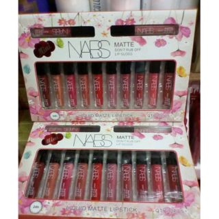 #รุ่นใหม่ลิปNabs1เซต12สี
สีแน่น สีสวย ติดทน ลิควิดลิปสติกเนื้อ ที่พร้อมมอบความชุ่มชื่นให้ริมฝีปากได้อย่างยาวนาน