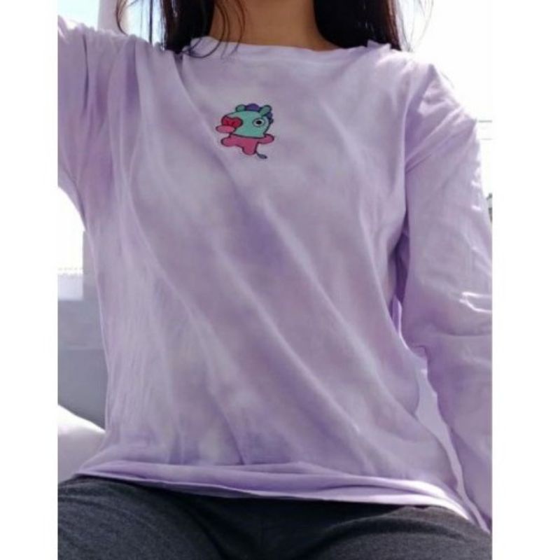 BTS TIE DYE LONGSLEEVE / เสื้อยืด BTS / เสื้อยืด BT21 / เสื้อผ้า BTS / เสื้อยืด BTS TOPS / BT21 LONG