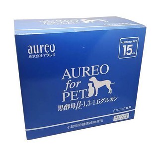 Aureo for PET(หมดอายุ 12/2023) อาหารเสริมเพื่อสุขภาพของสัตว์เลี้ยง ซองละ 15 มิลลิลิตร บรรจุ 30 ซอง