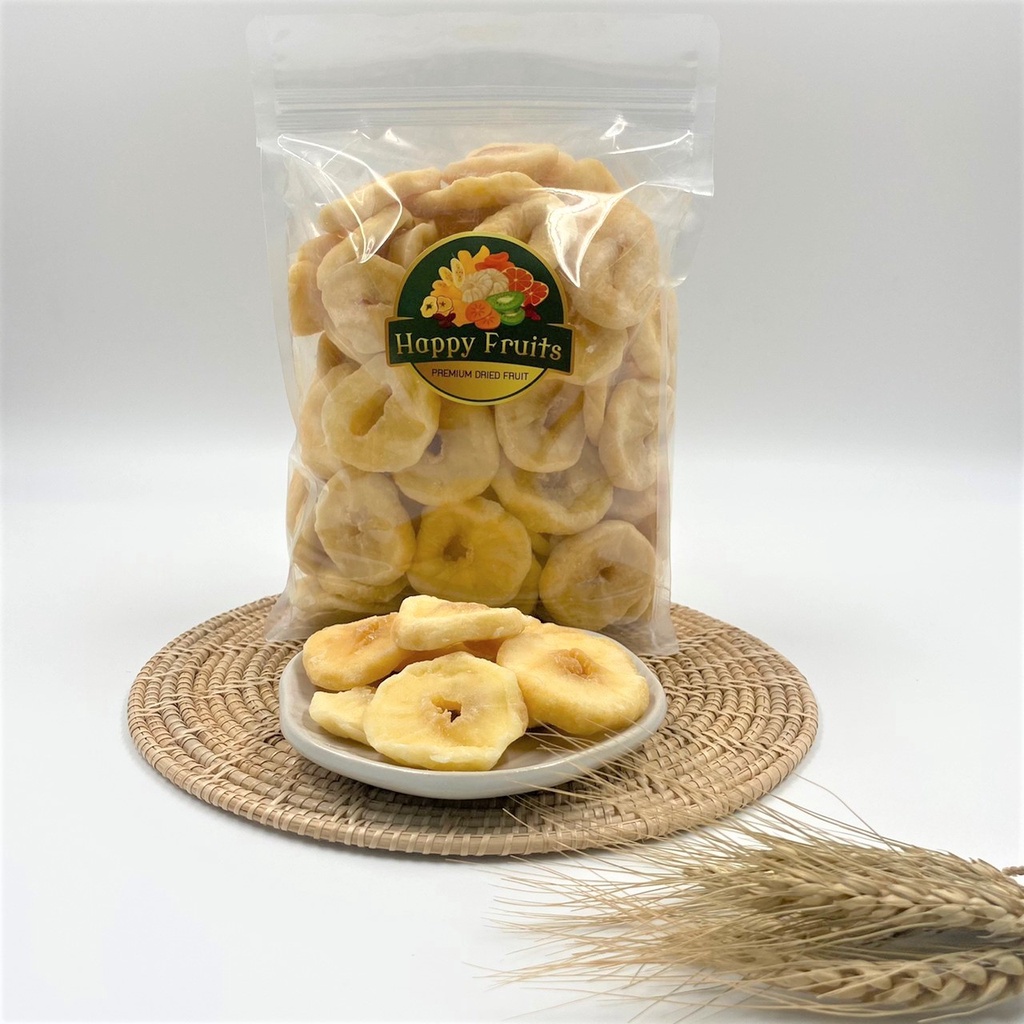 Dried Apple Diced 8-10 mm แอปเปิ้ลอบแห้งแบบเต๋า สูตรน้ำตาลน้อย  ผลไม้อบแห้ง เกรด A เกรดส่งออก By Garden Fruits