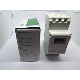 Timer Switch THC15A นาฬิกาตั้งเวลาดิจิตอล 16โปรแกรม ไฟ220V