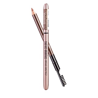 ดินสอเขียนคิ้ว SIVANNA COLORS EYEBROW PENCIL ES004 ซีเวนน่า คัลเลอร์ส เนื้อนุ่มลื่น เขียนง่าย มาพร้อมแปรงปัด