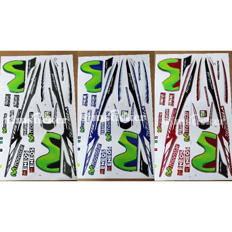 Y15zr LC150 V1 V2 (4) MOVISTAR YAMAHA BODY STICKER