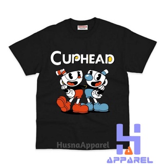 เสื้อยืด พิมพ์ลาย Cuphead MUGMAN สําหรับเด็ก