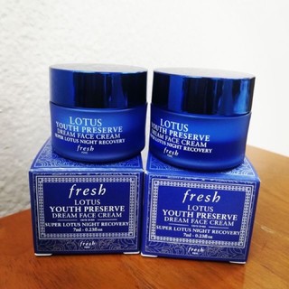 มอยส์เจอร์ไรเซอร์เนื้อครีม FRESH Lotus Youth Preserve Dream Face Cream ขนาด 7ml.