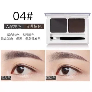 M059 คิ้วฝุ่นตลับ 2 สี เฉดดิ้งไฮไลท์ MAYCHEER Smooth Texture