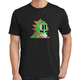 เสื้อยืดสีขาวเสื้อยืดลําลอง แขนสั้น พิมพ์ลาย Bubble Bobble Player 1 Video Game 90S 8-Bit สไตล์เรโทร สําหรับผู้ชายS-4XL