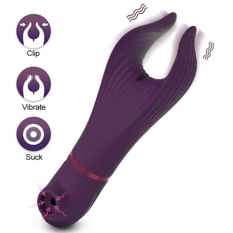 Neuartiger Vibrator zum Saugen der Brustwarzenklemme, Penisvibration, Flirten mit der Klitoris, Stimulationsklemme, Sexspielzeug für Frauen und Männer, Mas | Shopee Thailand