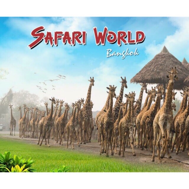 Physical Ticket- Safari world บัตรซาฟารีเวิลด์ last minute deal