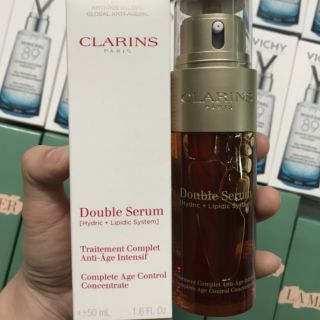 CLARINS DOUBLE SERUM Hydric+Lipidic System ✨