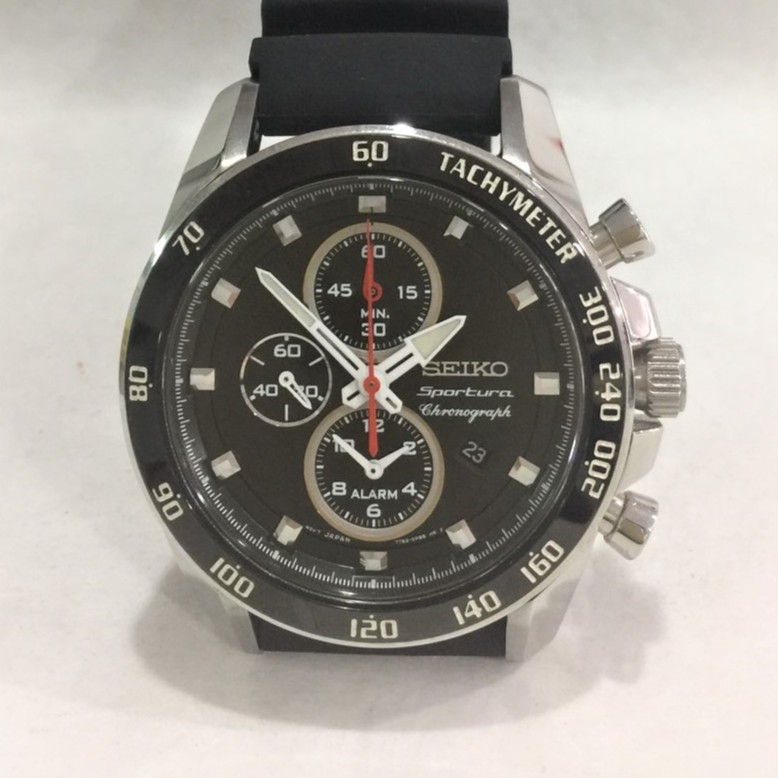 Seiko Sportura Alarm Chronograph Sapphire รุ่นSNAE69P2 | Shopee Thailand