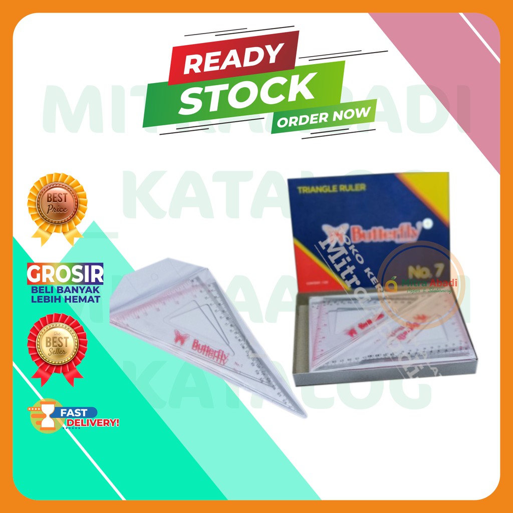 TRIANGLE BUTTERFLY RULER NO. 7