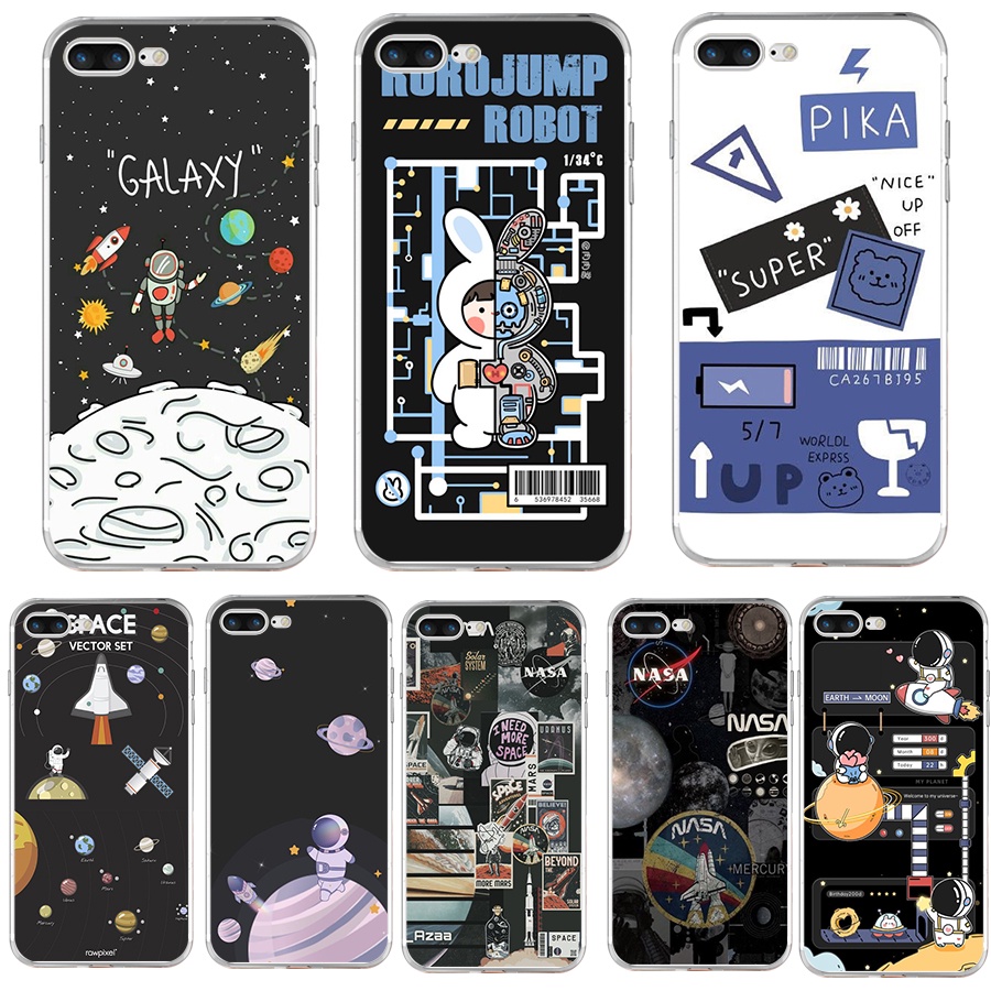 สําหรับiPhone 6s Plus 7/se2020/se2022 7plus/8plus XR ซิลิโคนนุ่ม TPU เคสโทรศัพท์ด้านหลัง