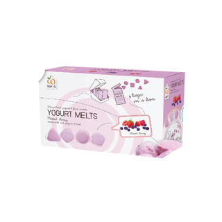 Wel-B Yogurt Melts Mixed berry 42g. (โยเกิร์ตกรอบ มิกซ์เบอร์รี่ 42 กรัม) - ขนมเด็ก ขนมเพื่อสุขภาพ ช่วยย่อย ฟรีซดร