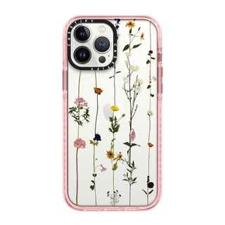 Casetify floral clear pink 13pm