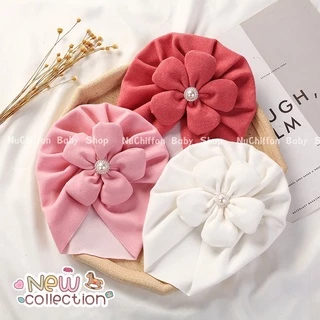 Newหมวกเด็กแรกเกิดรุ่น flower princess[Mama Chom BabyShop]