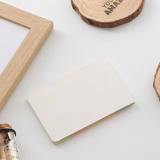 🌈กระดาษโน๊ตกาวในตัว Sticky Note กระดาษบันทึกข้อความแบบพับ 5แถวปกขาว✔️พร้อมส่ง กระดาษโน๊ต จดบันทึก