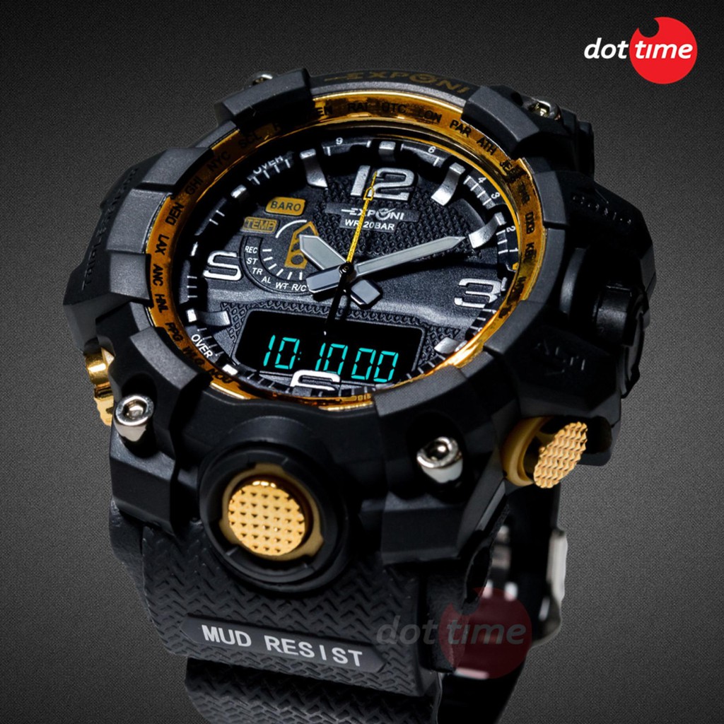นาฬิกาข้อมือชาย แฟชั่น สปอร์ต เท่ EXPONI EP15G SPORT CHRONOMETER WATCH