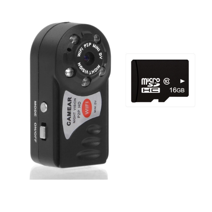 MINI WiFi Camera กล้องถ่ายรูปไร้สาย securiy พร้อม Infrared Night Vision Wireless DVR