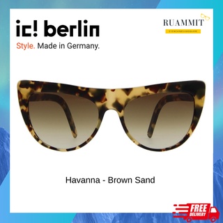 แว่นกันแดด ic! berlin รุ่น Iva สี Havanna - Brown Sand ของแท้ จัดส่งฟรี!!