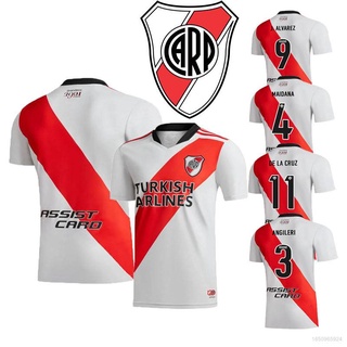 เสื้อกีฬาแขนสั้น ลายทีมชาติฟุตบอล ACE 2022 Club Atlético River Plate ชุดเหย้า สําหรับผู้ชาย