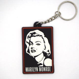 พวงกุญแจยาง Marilyn Monroe มาริลิน มอนโร พร้อมส่ง