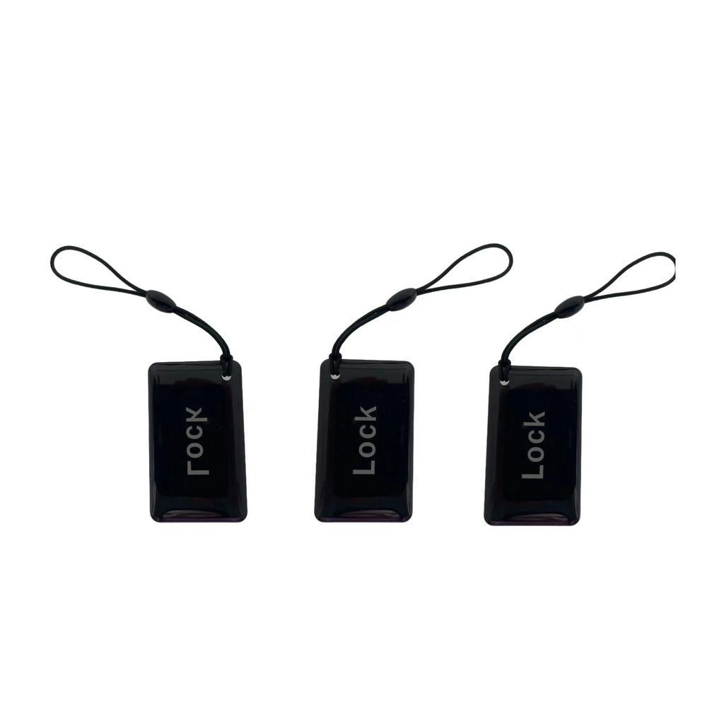 กุญแจล็อคประตู IC 13.56Mhz TTL การ์ด RFID Tarjeta Keyfob 3 ชิ้น