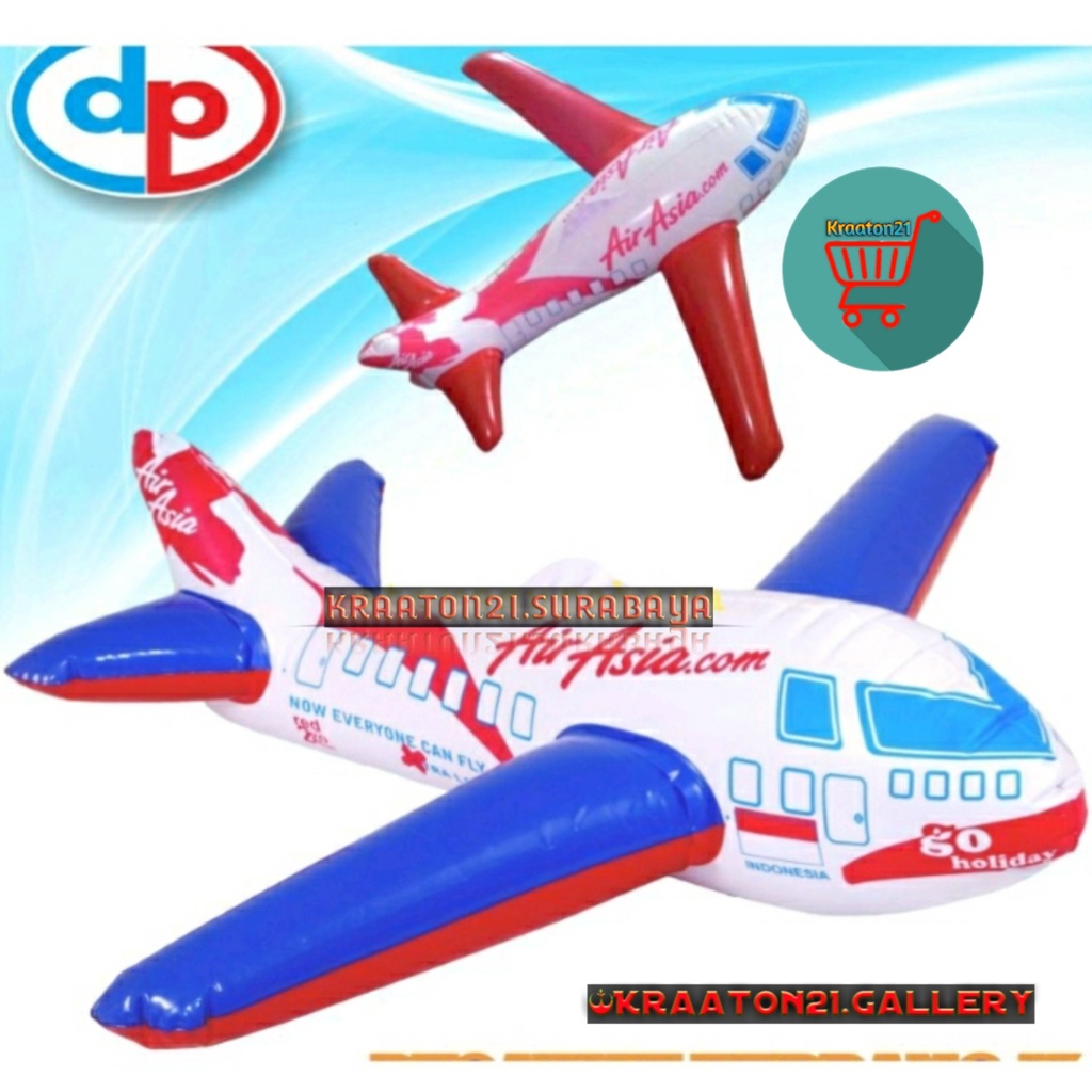 ลูกโป่งเครื่องบิน Air Asia / ลูกโป่งเครื่องบิน / เครื่องบินเด็ก Air Asia / ของเล่นเป่าลมเครื่องบิน A