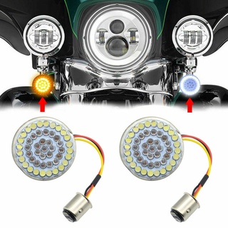 【ขายดี】เลนส์ไฟเลี้ยวรถจักรยานยนต์ Led 1157 สําหรับ Harley Touring 2014-2017 1 คู่