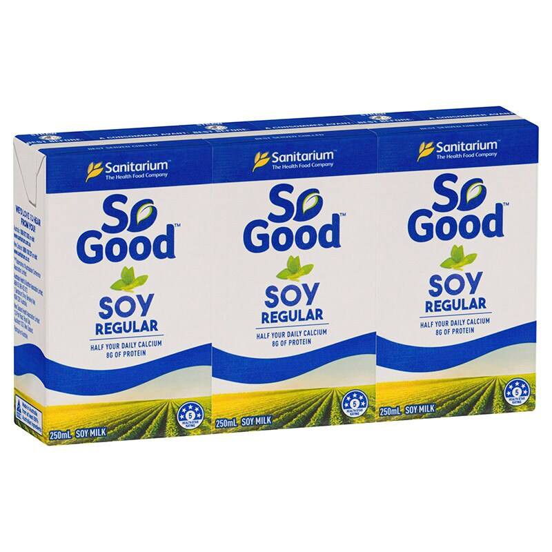 Sanitarium So Good Soy Milk 250ml. Pack 3