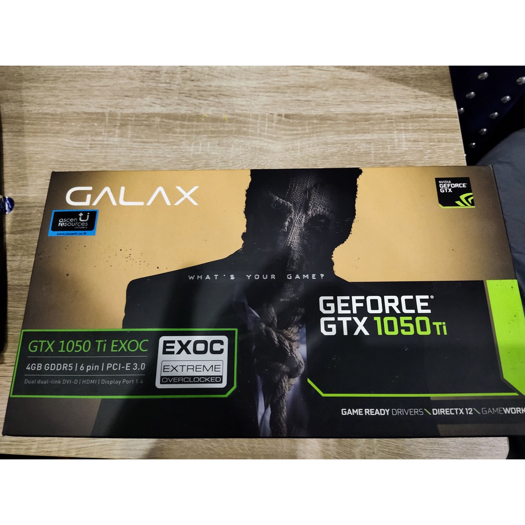 GALAX EXOC GTX 1050TI 4G  (มือสอง)