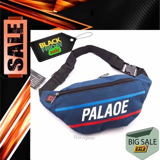 โปรโมชั่น กระเป๋าคาดเอว คาดอก ผ้าสกรีนPALAOE  ซิปโค้งเล็ก  ผ้าไนลอน อย่างดีมีคุณภาพ มีให้เลือกสรรถึง 3 สี ขนาดใหญ่