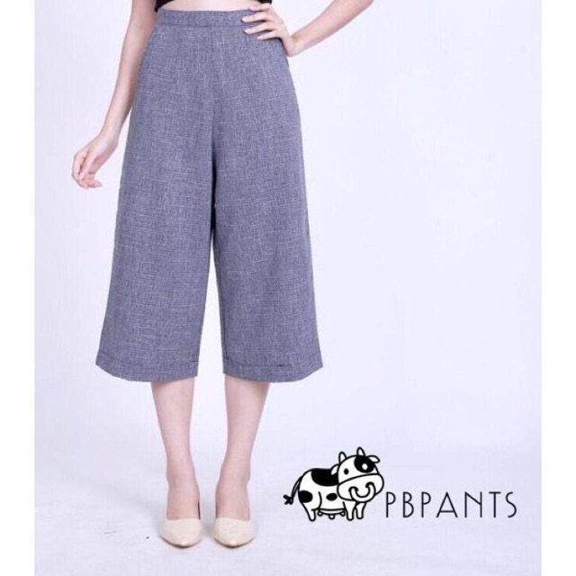 กางเกง5ส่วน📍Linen culottes 30 inches 💗