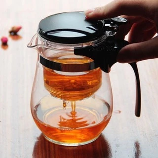 กาน้ำชงชา มีที่กรองสแตนเลส ถ้วยชากา กากรองชาขนาดน้ำชา 750ml Glass teapot