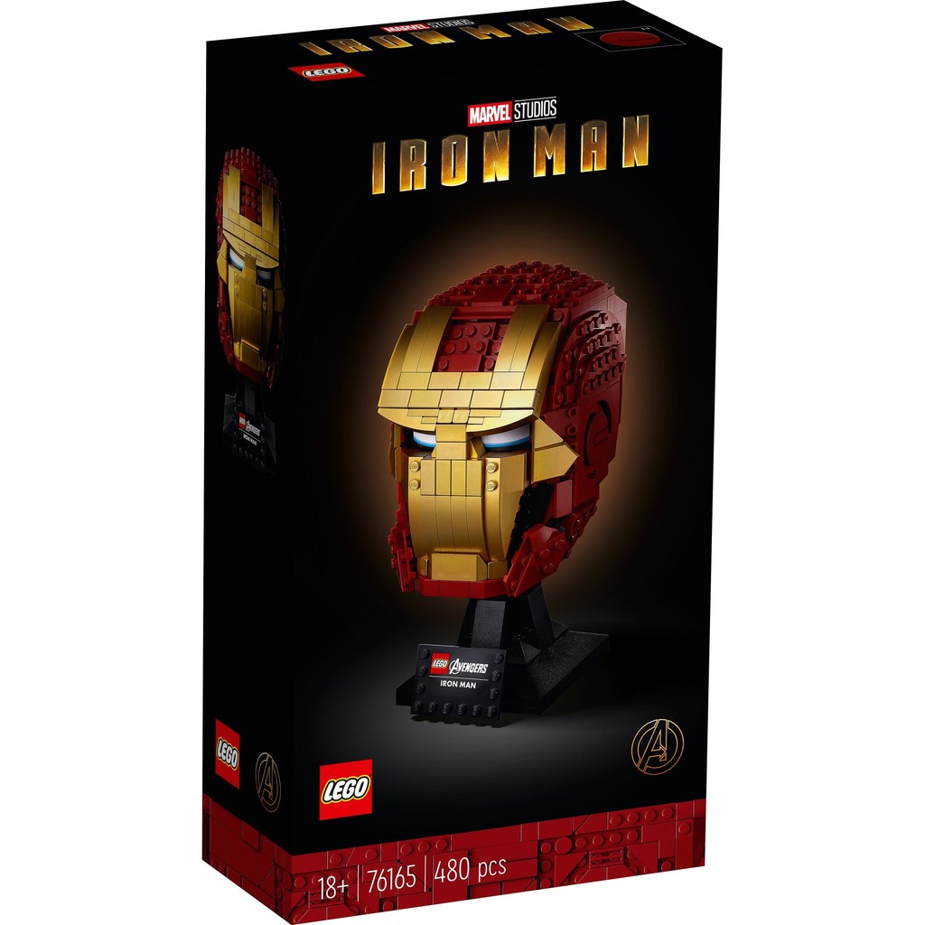 Box 76165 ประกอบของเล ่ น Iego Marvel Super Heroes Avengers Iron Man - Iron Man Head Model