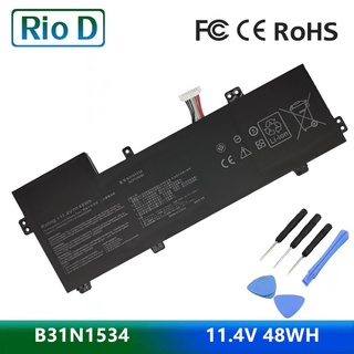 B31N1534 11.4V 48WH Laptop Battery For ASUS Zenbook UX510 UX510UW UX510UX Series 3ICP7/60/80 0B200-02030000