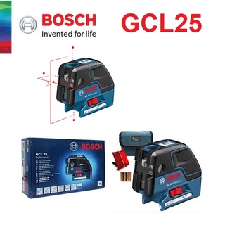 เลเซอร์กำหนดจุดและเส้นระดับ GCL25 BOSCH รับประกัยศูนย์ 6 เดื่อน