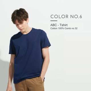 เสื้อยืด Cotton 100% คอกลม ( สีหมายเลข 6 )