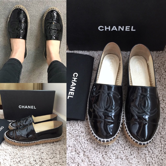 used chanel espadrilles