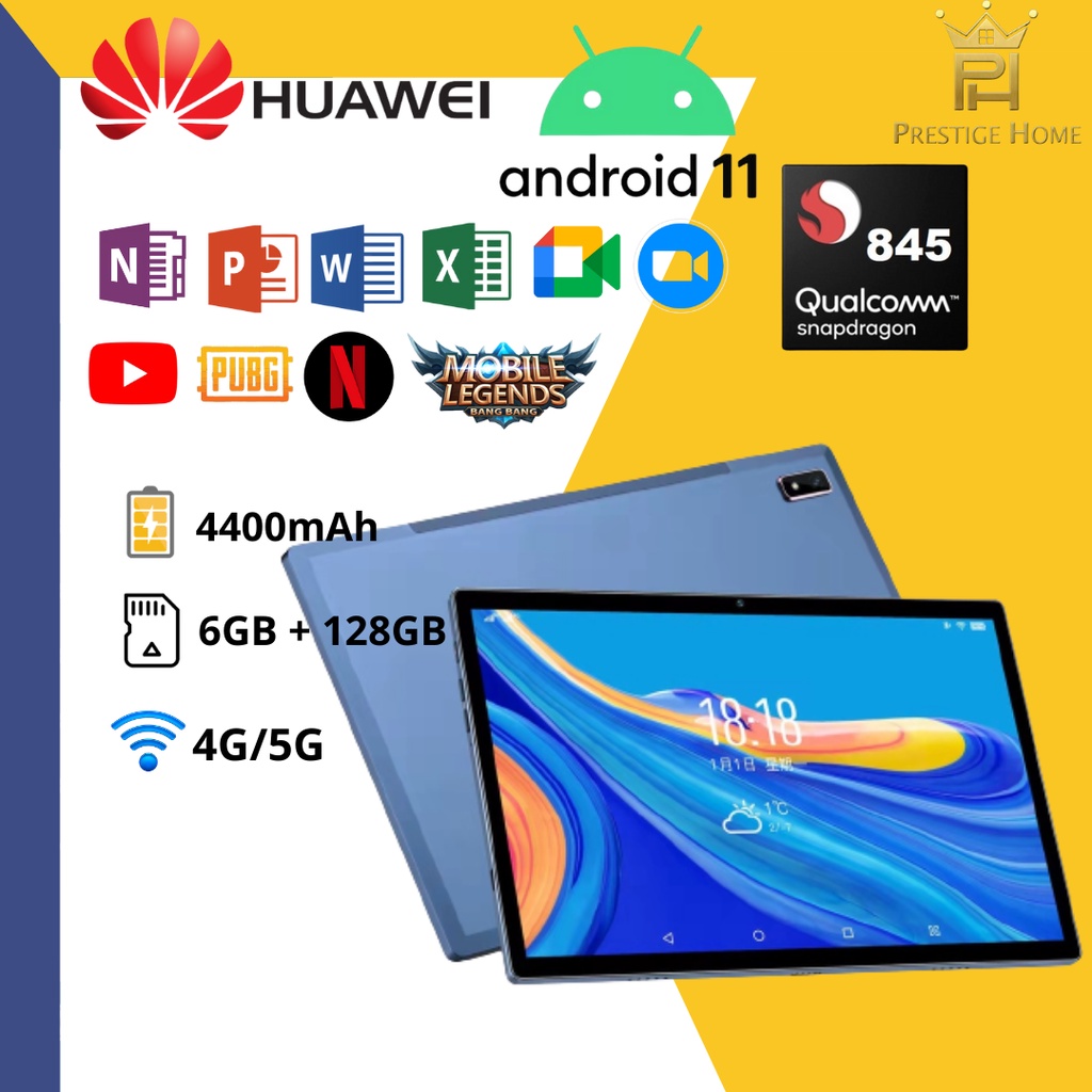 พร้อมส่งแท็บเล็ต Huawei Tablet หน้าจอ 10.1 นิ้ว 6GB RAM 128GB ROM