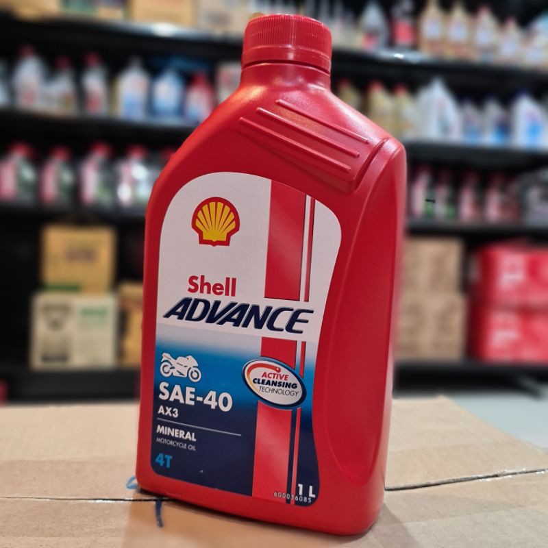 น้ำมัน Shell Advance AX3 4T ขนาด 1 ลิตร